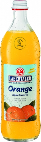 Labertaler Limonade Orange kalorienarm 12x0,7 l Glas