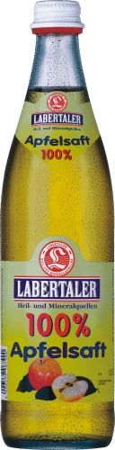 Labertaler Apfelsaft 100% 20x0,5 l Glas
